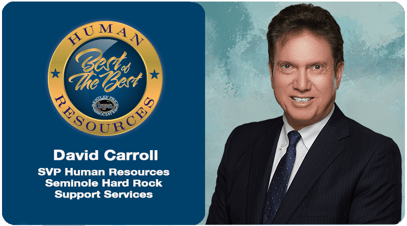 Seminole Hard Rock’s SVP Human Resources David Carroll