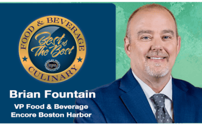 Encore Boston Harbor’s Brian Fountain Named F&B “Best of The Best”