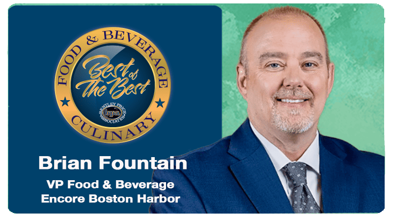 Brian Fountain VP Food & Beverage Wynn Resorts Encore Boston Harbor
