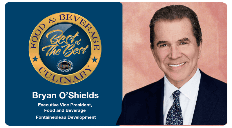 Fontainebleau’s Bryan O’Shields Named “Best of the Best”
